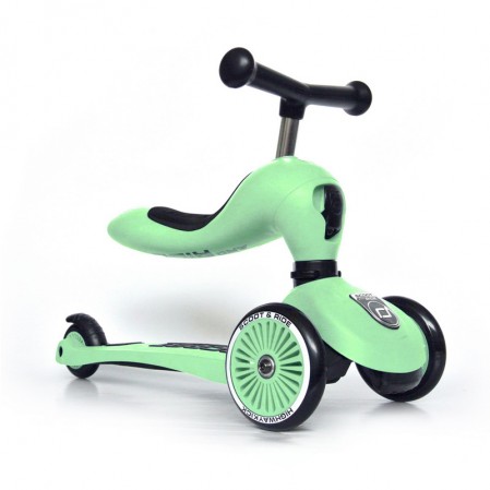 Trotineta copii Scoot and Ride 2 in 1 Highwaykick 1 Scooter si bicicleta balans Kiwi